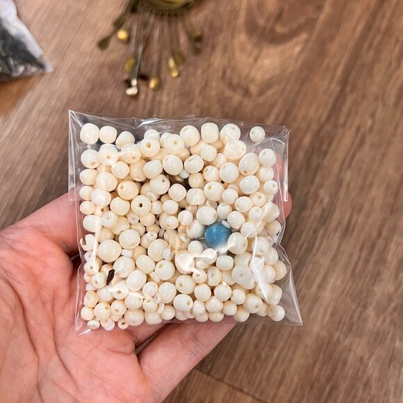 Bead Jewelry Making Craft Lot- Stone, Glass, Metal Peruvian Necklace - Picture 11 of 16